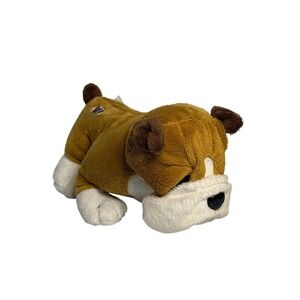 Webkinz Ganz Bulldog HM126 Plush Animal Brow/White Stuffed Dog NO CODE Retired